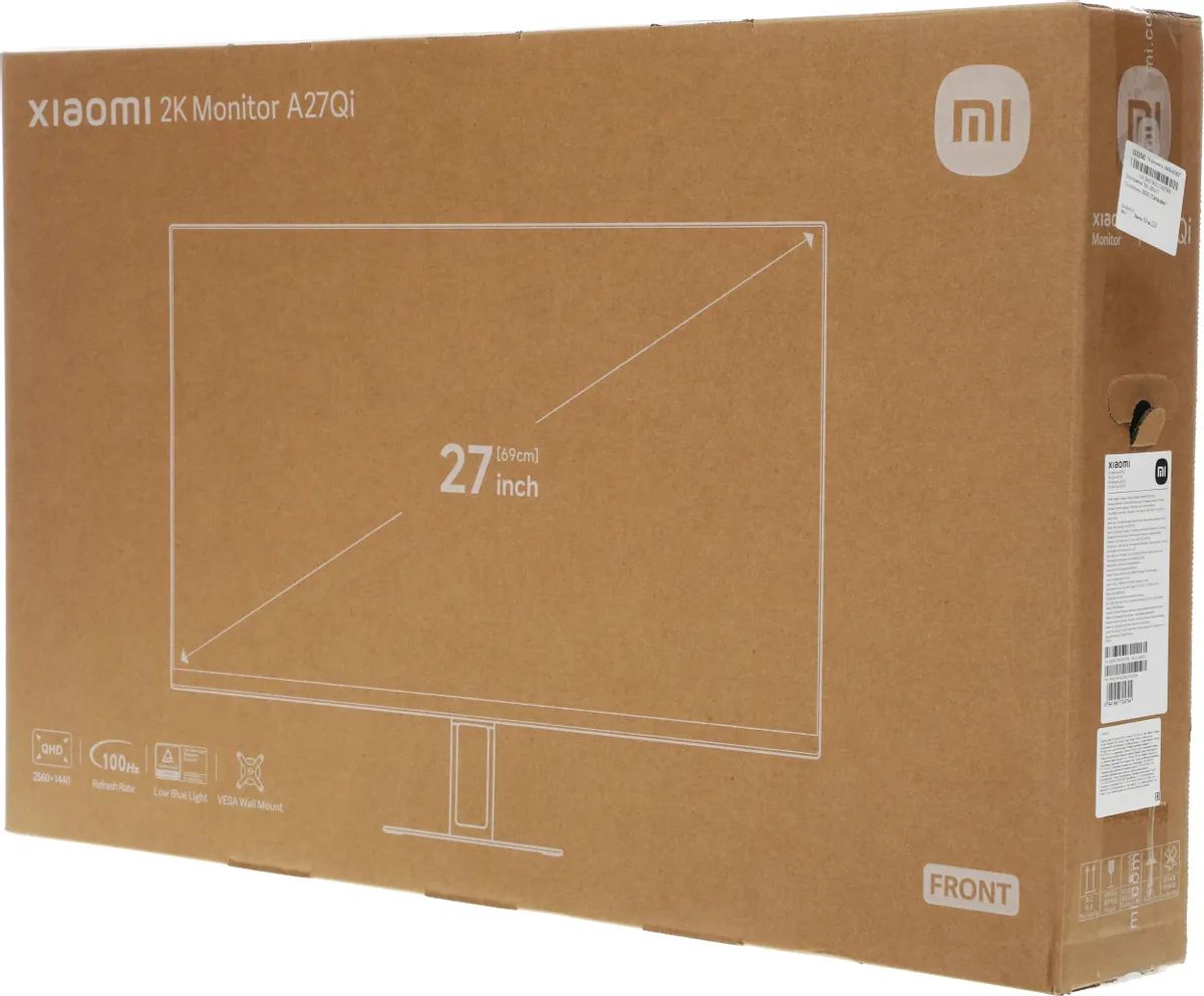 картинка Монитор 27'' Xiaomi 2K A27Qi EU, IPS, 100% sRGB от магазина КомпьютерЦентр