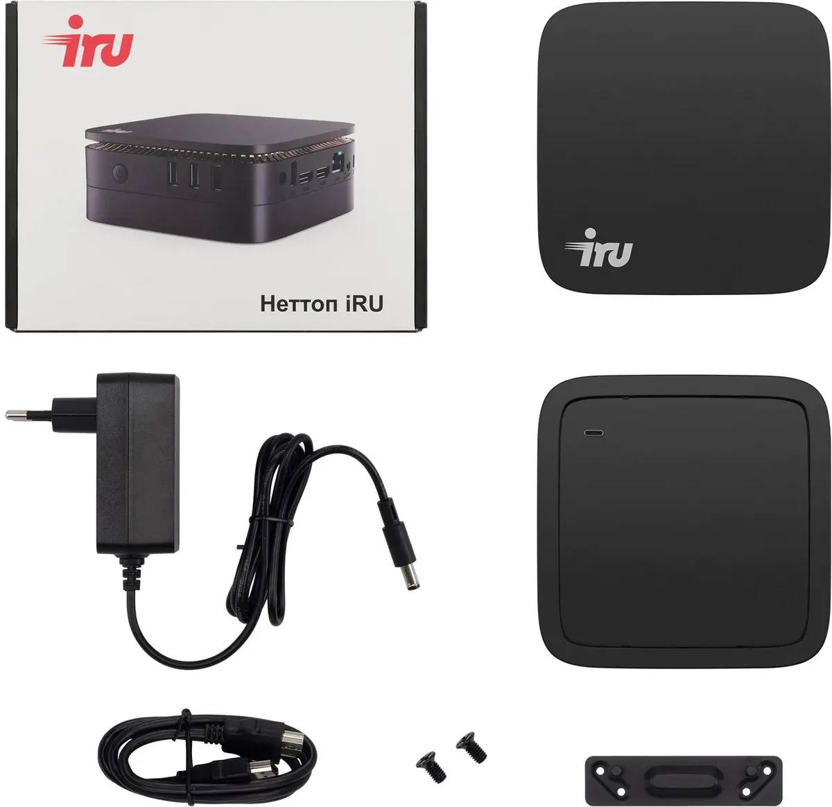 картинка Неттоп iRU 110JLCN, Intel Celeron N5105, DDR4 8ГБ, 256ГБ(SSD), Intel UHD Graphics, noOS, черный (1975163) от магазина КомпьютерЦентр