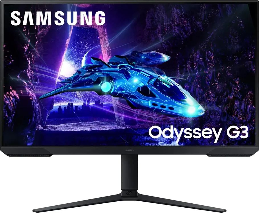 картинка Монитор 32'' Samsung Odyssey G3 S32DG300EI VA 1920x1080, 180 Гц, 1 мс, 16:9, 250 кдм, 1xHDMI, 1xDP, 1x3.5mm, черный (LS32DG300EIXCI) от магазина КомпьютерЦентр