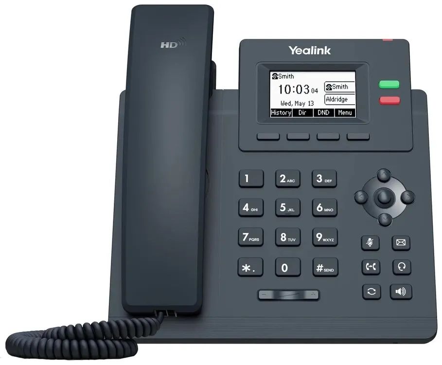 картинка Телефон SIP Yealink SIP-T31G Black PoE, RJ-45 от магазина КомпьютерЦентр