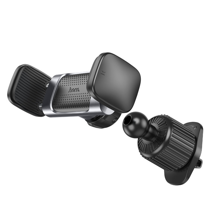 картинка Автодержатель Hoco CA110 pull clip air outlet car holder black metal gray от магазина КомпьютерЦентр