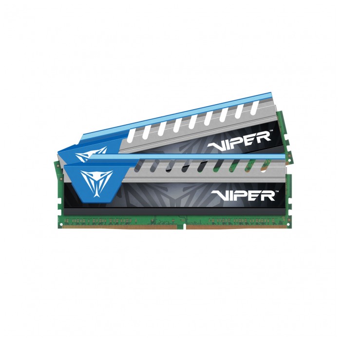 картинка Набор модулей памяти Patriot DIMM DDR4 16Gb (2 x 8Gb) 2666MHz PC4-21300 Patriot Viper CL16 (PVE416G266C6KBL) от магазина КомпьютерЦентр