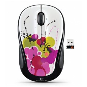 картинка Мышка Logitech M325 Wireless White Ink Trail (910-003017) от магазина КомпьютерЦентр