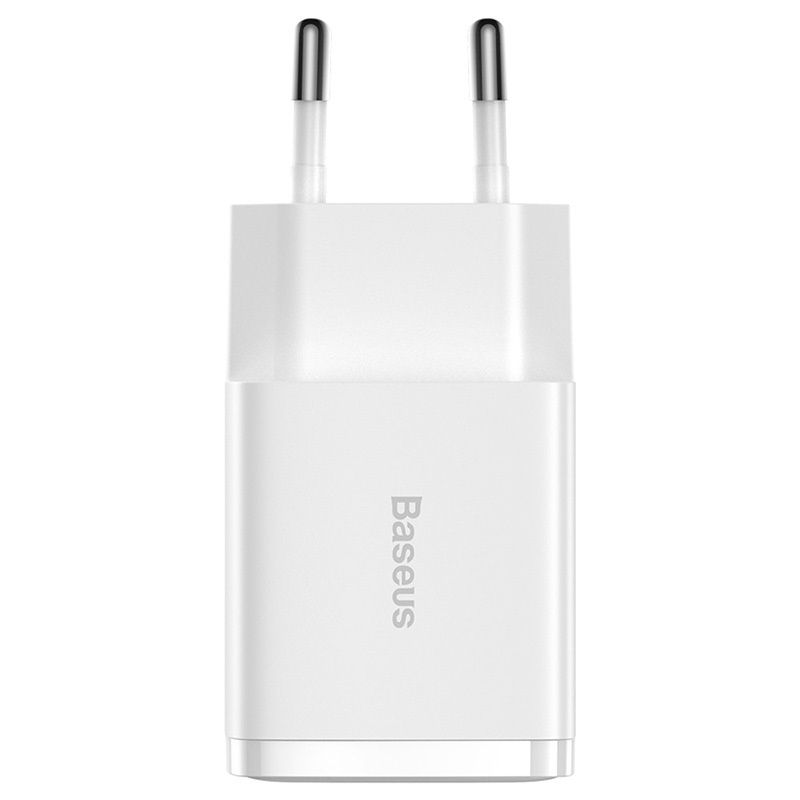 картинка СЗУ Baseus Compact Charger 2U 10.5W EU White от магазина КомпьютерЦентр