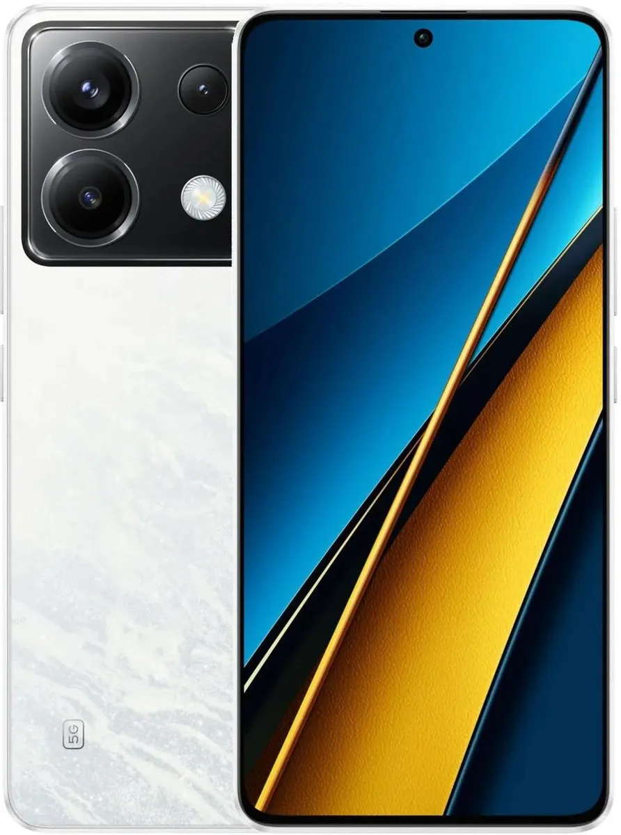 картинка Смартфон Xiaomi Poco X6 5G White 6.67'' 12Gb / 256Gb от магазина КомпьютерЦентр