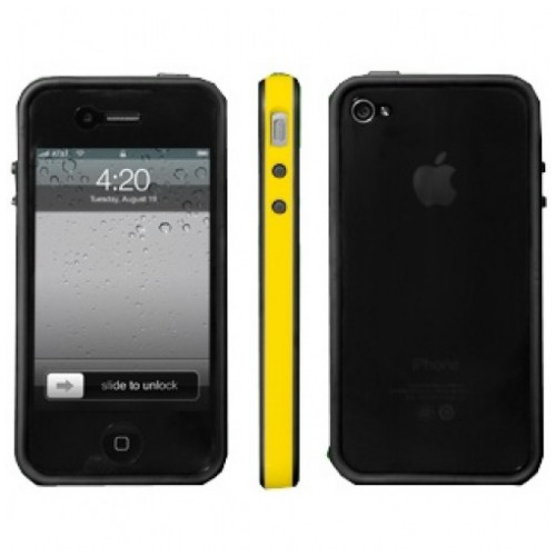 картинка Чехол Fonemax Fornepro Body Kit Case Yellow/Black for iPhone 4 от магазина КомпьютерЦентр
