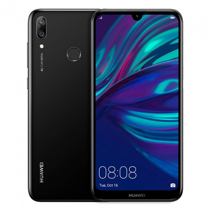 картинка Смартфон Huawei Y7 2019 3Gb 32Gb Black от магазина КомпьютерЦентр