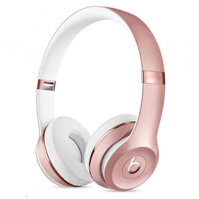 картинка Bluetooth-гарнитура Monster Beats Solo3 Wireless On-Ear Headphones – Rose Gold (MNET2) от магазина КомпьютерЦентр