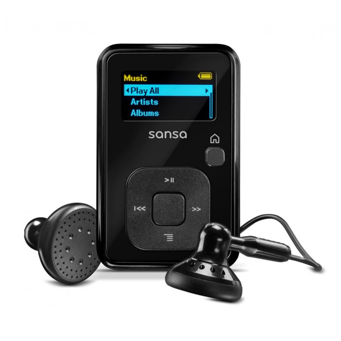 картинка Плеер MP3 SanDisk 2Gb Sansa Clip+ Black (SDMX18R-002GK-E57) от магазина КомпьютерЦентр