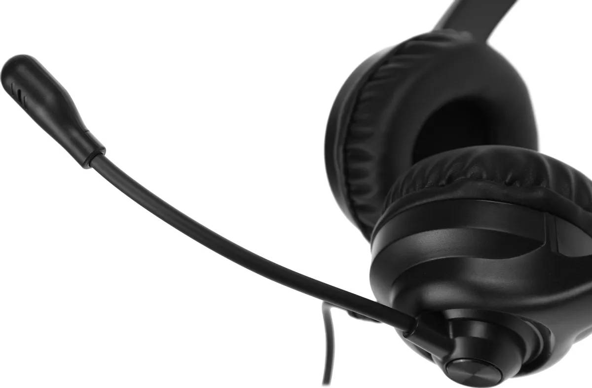картинка Гарнитура A4-Tech HU-8, Black (HU-8 Black) от магазина КомпьютерЦентр