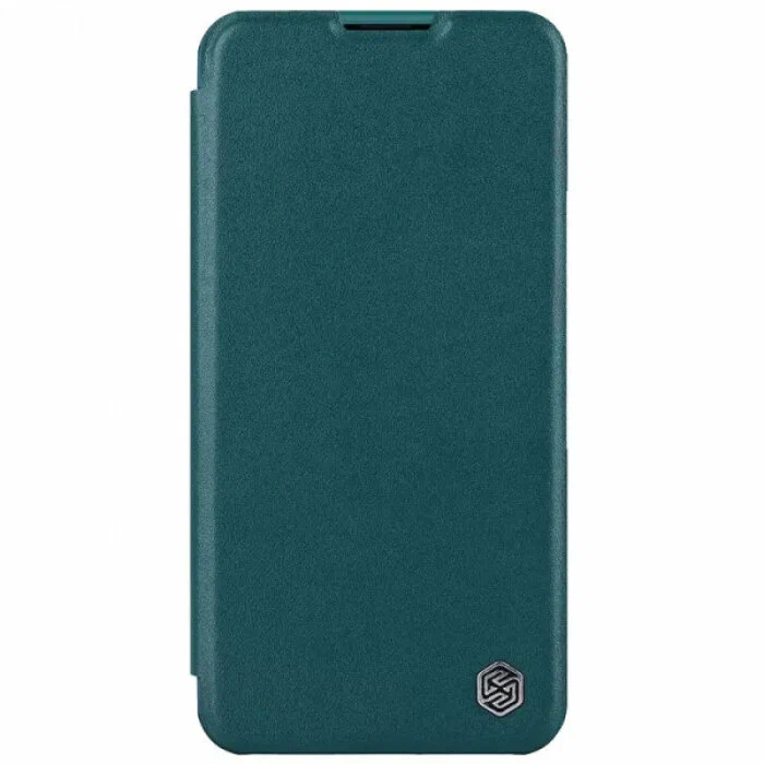картинка Чехол-книжка из Premium экокожи Nillkin Qin Plain для iPhone 14 /  13 от магазина КомпьютерЦентр