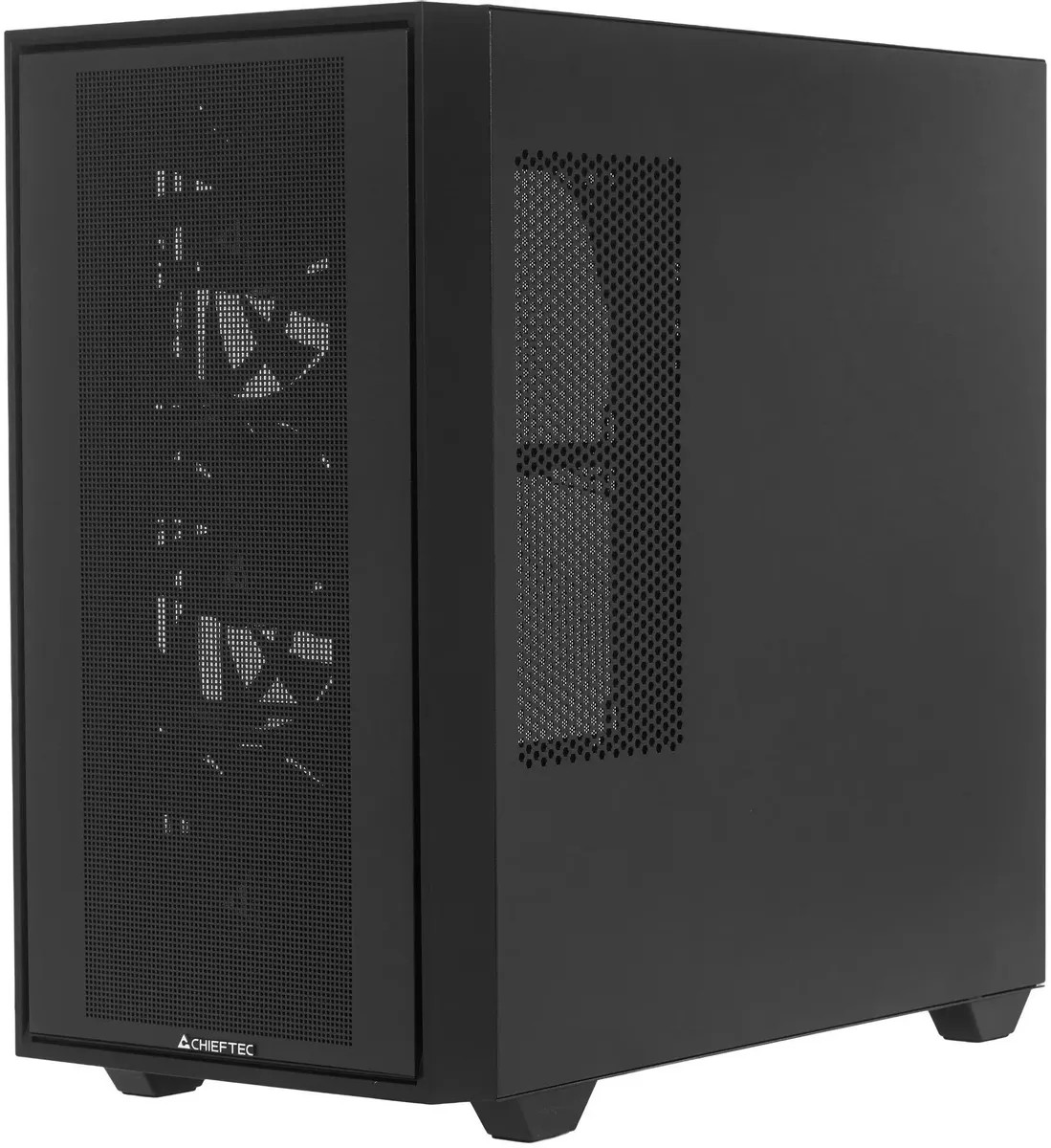 картинка Корпус Chieftec Night Hunter GS-03B-BLK-OP, черный, без БП, ATX от магазина КомпьютерЦентр