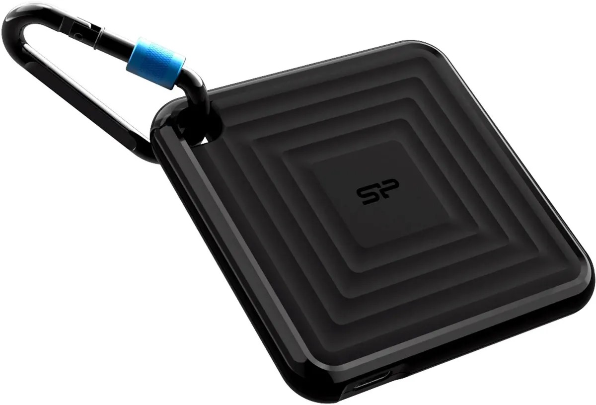 картинка SSD внешний 512Gb 1.8'' SiliconePower PC60 USB3.2 Type-C Black (SP512GBPSDPC60CK) от магазина КомпьютерЦентр