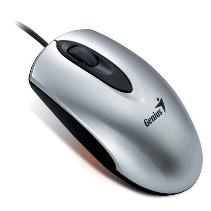 картинка Мышка Genius Traveler 100 Silver USB (31010969101) от магазина КомпьютерЦентр