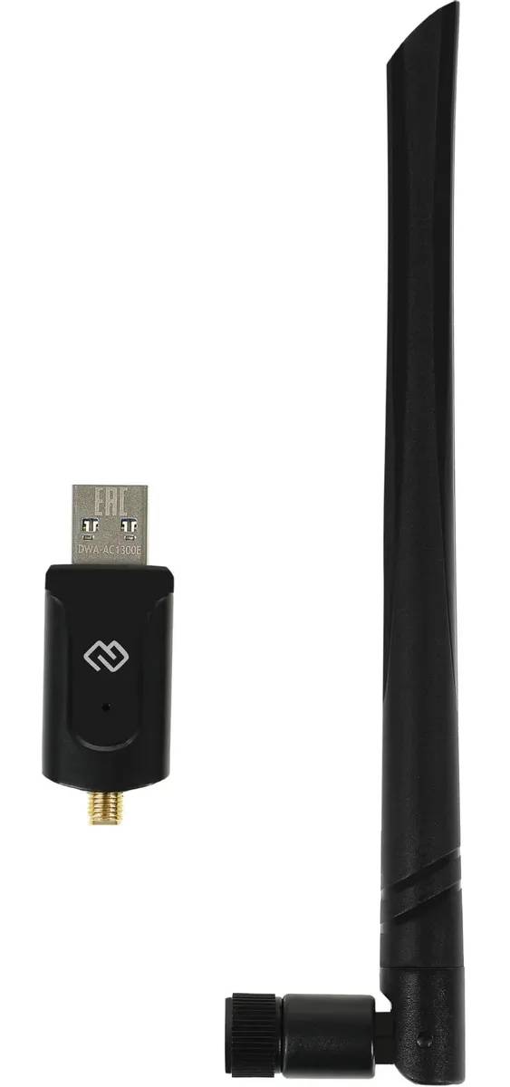 картинка Сетевой адаптер Wi-Fi + Bluetooth Digma DWA-BT5-AC1300E AC1300 от магазина КомпьютерЦентр