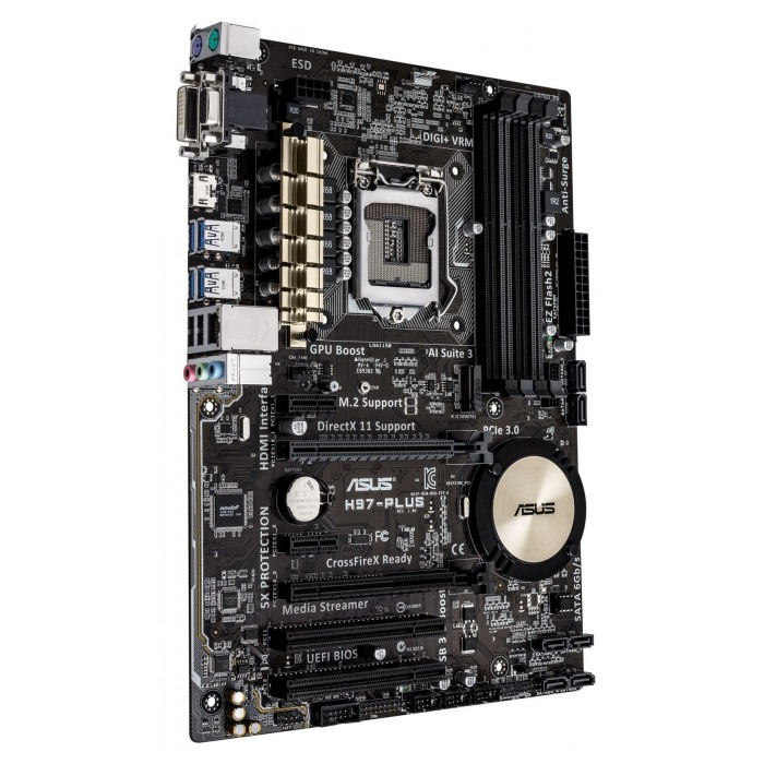 картинка Материнская плата Asus H97-PLUS (H97-PLUS) от магазина КомпьютерЦентр