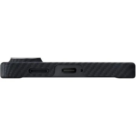 картинка Чехол Pitaka Edge (Ultra-Slim) Case для Samsung S26, черный/ серый (600D Black/ Grey (Twill)) от магазина КомпьютерЦентр