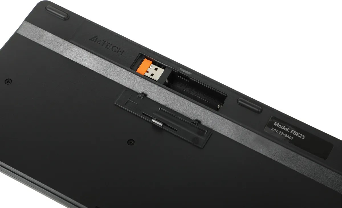 картинка Клавиатура A4Tech Fstyler FBK25 беспроводная, черный/ серый от магазина КомпьютерЦентр