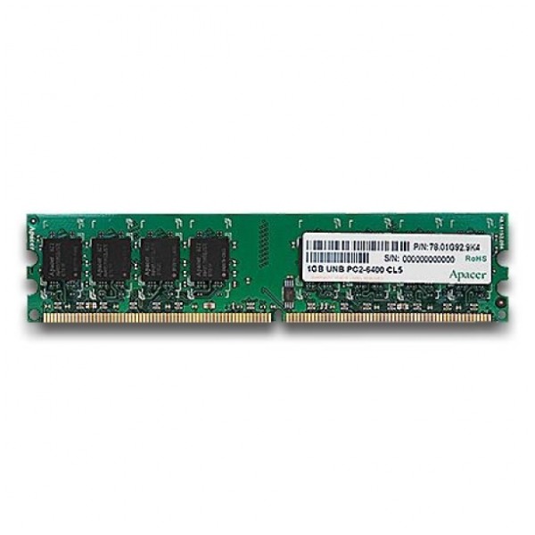картинка Оперативная память Apacer DIMM DDR2 2Gb 800MHz PC2-6400 (AU02GE800C6NBGC) от магазина КомпьютерЦентр