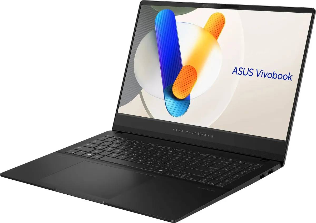 картинка Ноутбук ASUS VivoBook S 15 OLED S5506MA-MA070W 15.6'' OLED 3K (2880x1620)/  Core Ultra 9 185H/ 16Gb/ 1Tb SSD/  WiFi/  BT/  Cam/  Win 11 Home/  Black от магазина КомпьютерЦентр