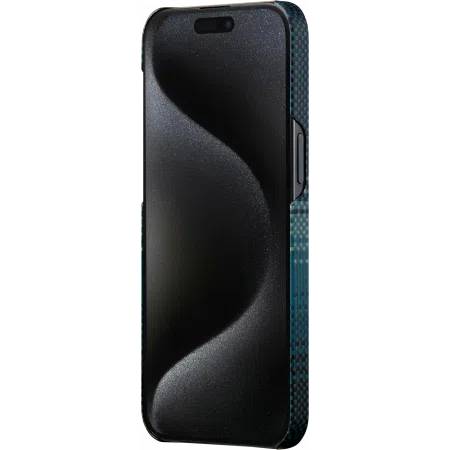 картинка Чехол PITAKA Fusion Weaving MagEZ Case 5 для iPhone 15 Pro MAX 6.7'' принт восход луны (Moonrise) от магазина КомпьютерЦентр