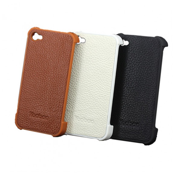 картинка Чехол Yoobao Fashion Leather Case White for iPhone 4 от магазина КомпьютерЦентр