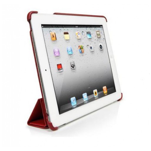 картинка Чехол SGP Leather Case Griff Series Dante Red for iPad 2 (SGP07700) от магазина КомпьютерЦентр