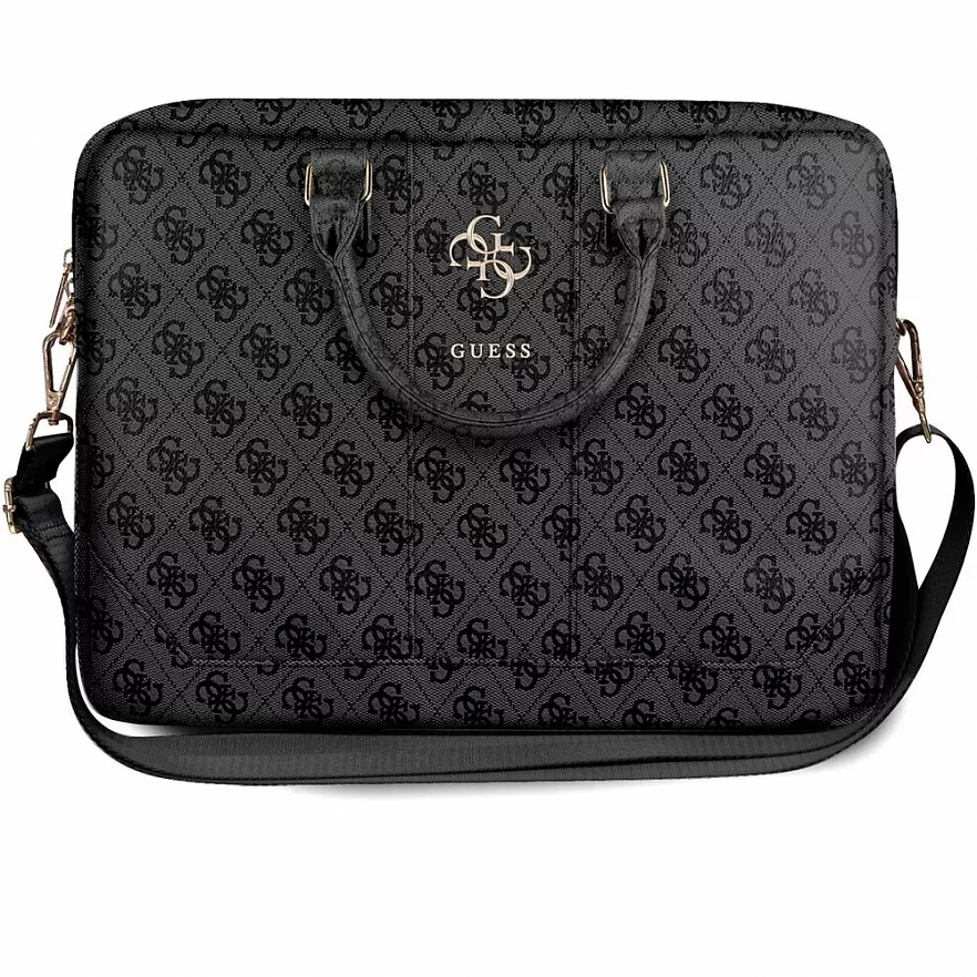 картинка Сумка Guess для ноутбуков 15'' 4G Bag with Big metal logo Grey от магазина КомпьютерЦентр