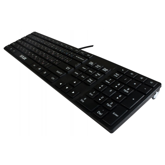 картинка Клавиатура Delux DLK-1000U Black USB (DLK-1000U) от магазина КомпьютерЦентр