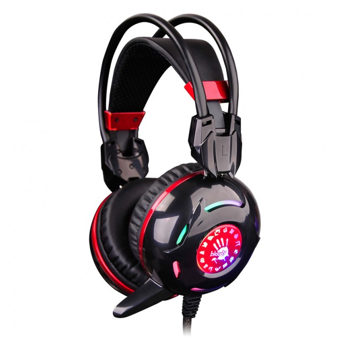 картинка Гарнитура A4tech Bloody G300 Black-Red (G300) от магазина КомпьютерЦентр