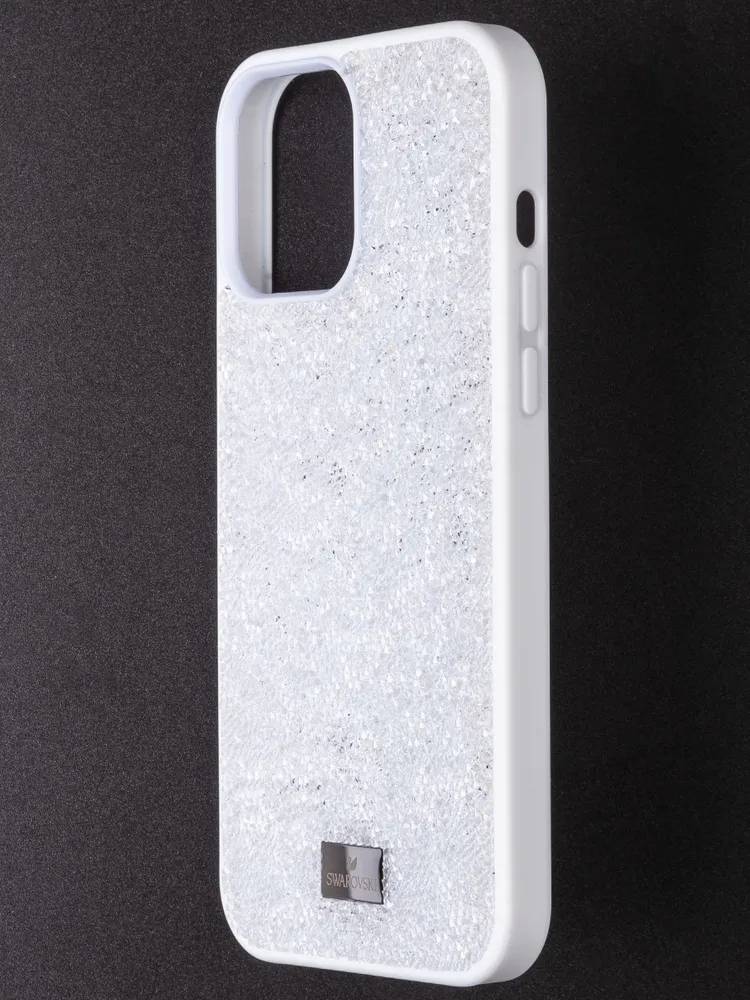 картинка Чехол Swarovski для iphone 13 Pro Белый от магазина КомпьютерЦентр
