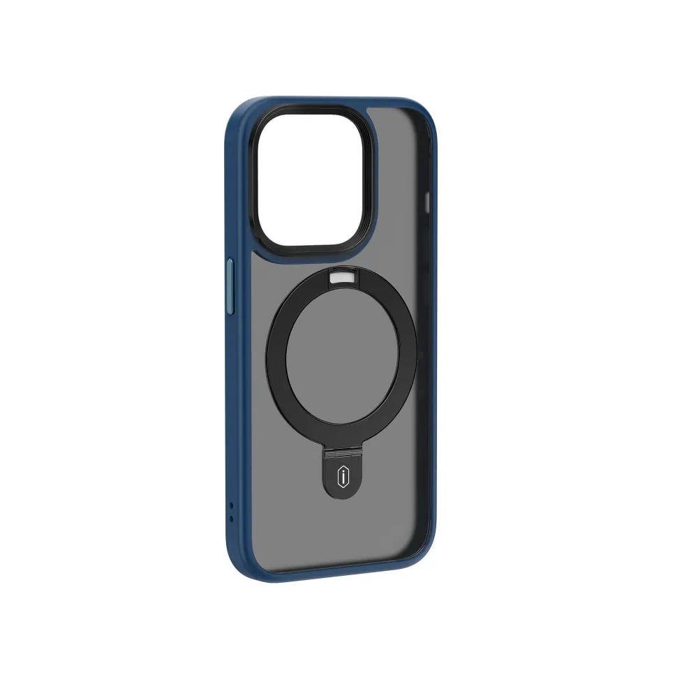 картинка Чехол WiWU Magnetic Stand для iPhone 15 Pro Max ZMM-010 Blue от магазина КомпьютерЦентр