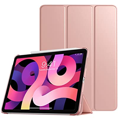 картинка Чехол Apple Smart Case Leather for iPad Air 4 10.9'' (2020) Rose от магазина КомпьютерЦентр