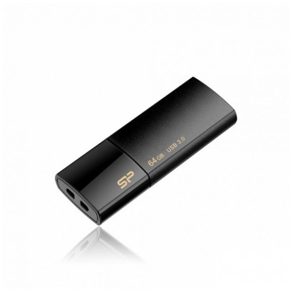 картинка Флешка USB SiliconPower 64Gb Blaze B05 Black (SP064GBUF3B05V1K) от магазина КомпьютерЦентр