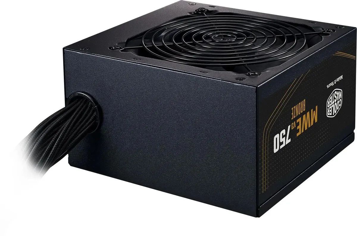 картинка Блок питания Cooler Master ATX 750W MWE Bronze V3 Gen.5 80+ bronze 24pin APFC 120mm fan 6xSATA RTL (MPE-7501-ACAAW-3BEU) от магазина КомпьютерЦентр