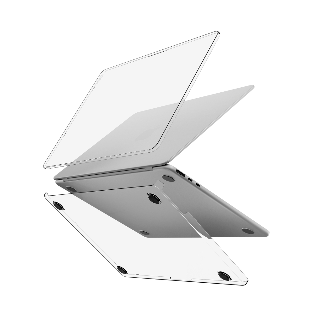 картинка Чехол Uniq VERO для MacBook AIR 15'' M2-M4 CRYSTAL CLEAR (MA15(M4)-VEROCCLR) от магазина КомпьютерЦентр