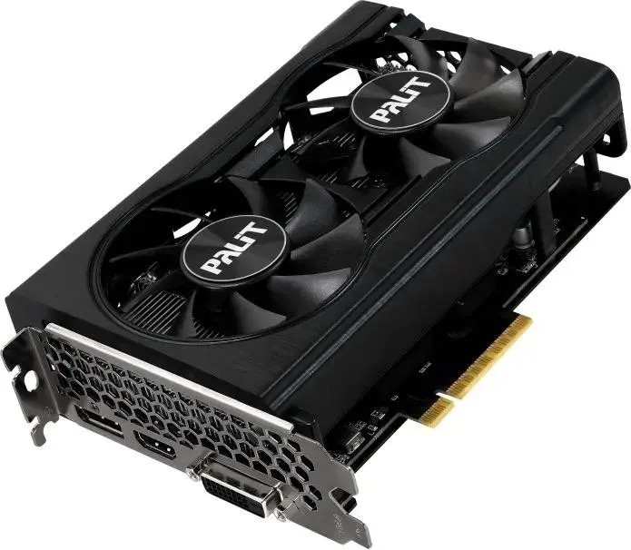 картинка Видеокарта 8Gb GDDR6 GeForce RTX 3050 DUAL V1 Palit (NE63050018P1-1070D V1) от магазина КомпьютерЦентр