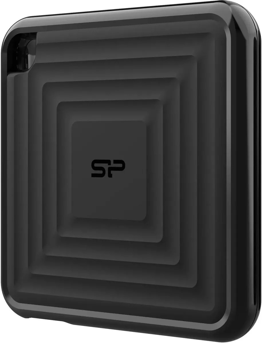 картинка SSD внешний 512Gb 1.8'' SiliconePower PC60 USB3.2 Type-C Black (SP512GBPSDPC60CK) от магазина КомпьютерЦентр