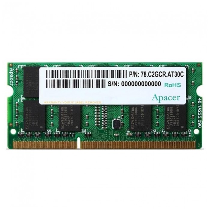 картинка Оперативная память Apacer SO-DIMM DDR3 4Gb 1600MHz PC3-12800 (AS04GFA60CATBGC) от магазина КомпьютерЦентр