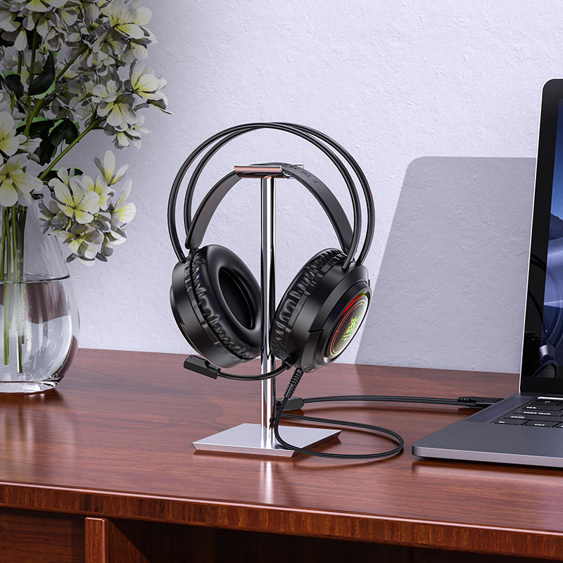 картинка Гарнитура Borofone Surpass Gaming headphones BO103 Black от магазина КомпьютерЦентр