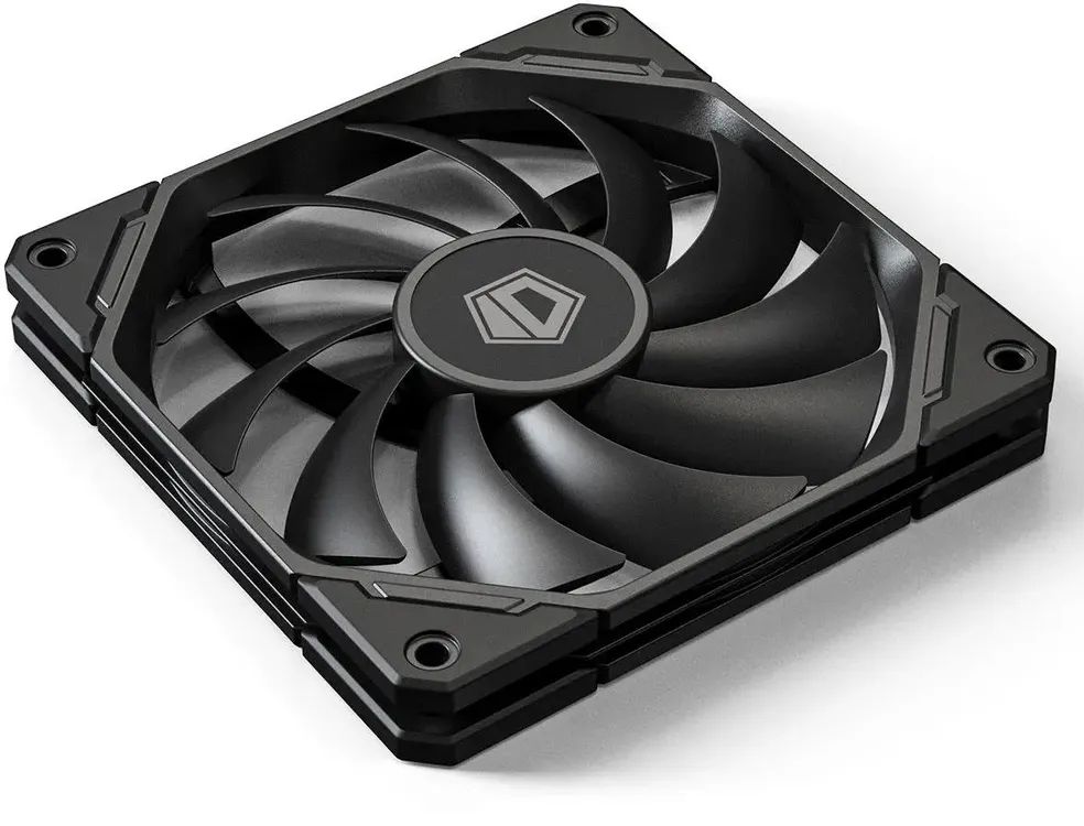 картинка Вентилятор ID-Cooling TF-12015-K черный, 120 мм, 2200 об/ мин, 32.3 дБ, 4 pin от магазина КомпьютерЦентр