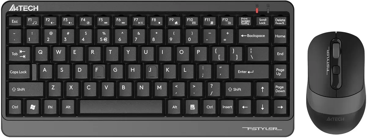 картинка Комплект A4tech Fstyler FG1110; Wireless Multimedia Black/ Gray (FG1110 Grey) от магазина КомпьютерЦентр