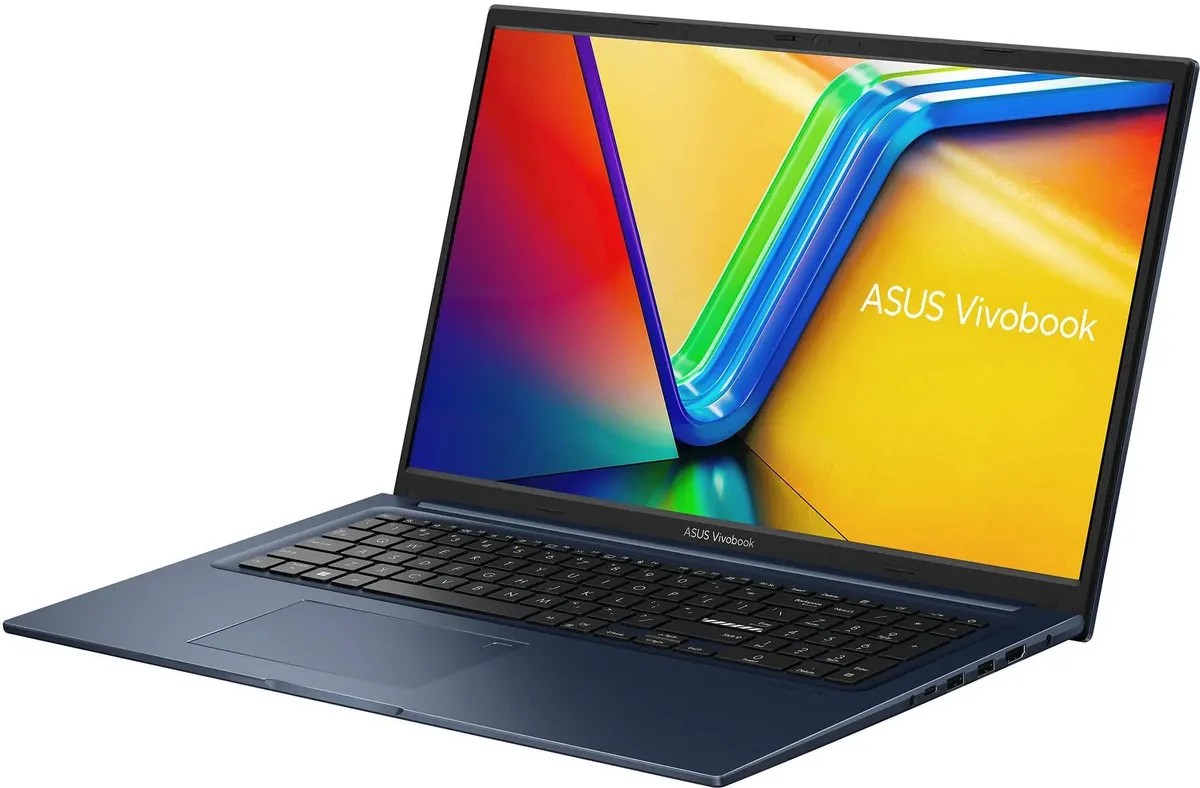 картинка Ноутбук ASUS Vivobook 17 X1704VA-AU321 17.3'' / FHD i5 120U/ 16Gb/ 1Tb SSD/  DOS/  Quiet Blue от магазина КомпьютерЦентр