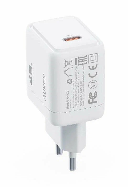 картинка СЗУ AUKEY Comet 45W (PA-C2) White от магазина КомпьютерЦентр