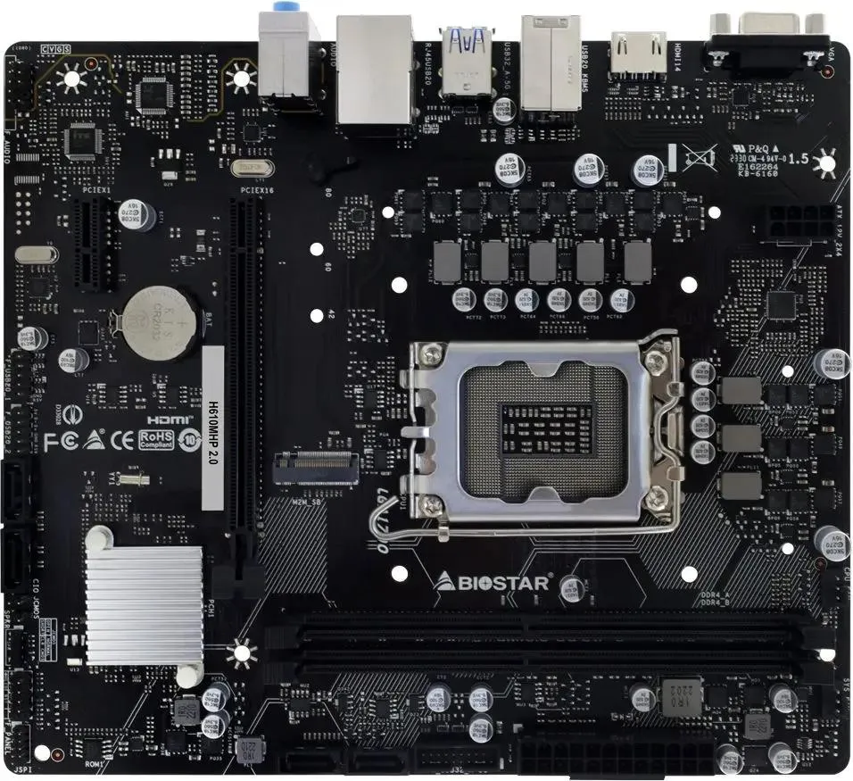 картинка Материнская плата Biostar H610MHP 2.0 Soc-1700 Intel H610 2xDDR4 mATX от магазина КомпьютерЦентр