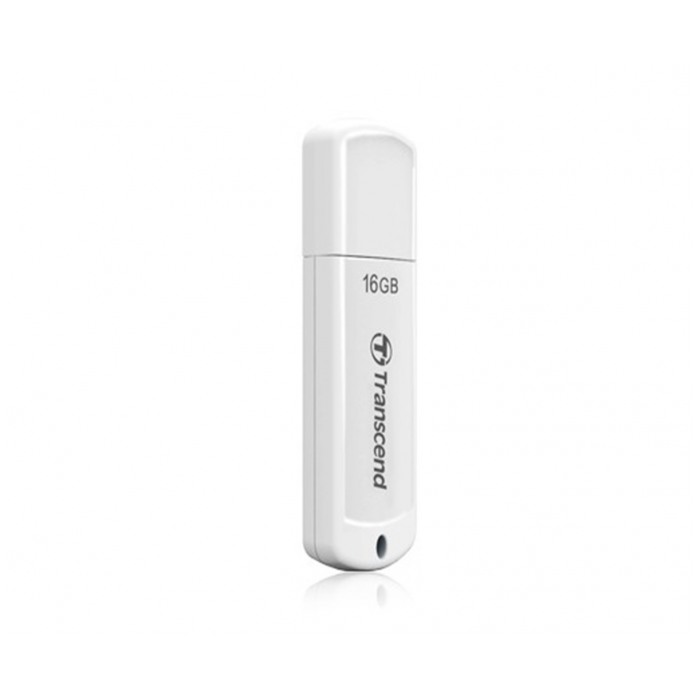 картинка Флешка USB Transcend 16Gb JetFlash 370 White (TS16GJF370) от магазина КомпьютерЦентр