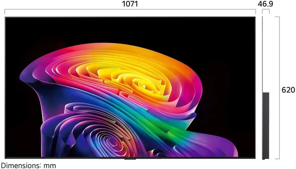 картинка Телевизор LCD LG 48'' OLED48C6RLA (3840x2160) 4K Ultra HD, 2x USB; 4xHDMI; акустика 2.2 40Вт; DVB-C/  T2/  S2; Black от магазина КомпьютерЦентр