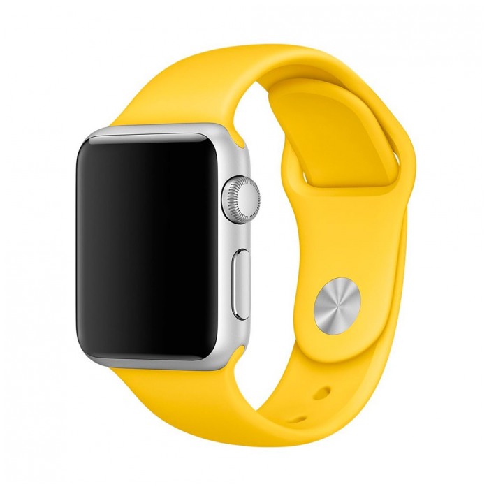 картинка Ремешок Apple Sport Band for Apple Watch 38/ 40mm ''S'' Yellow от магазина КомпьютерЦентр