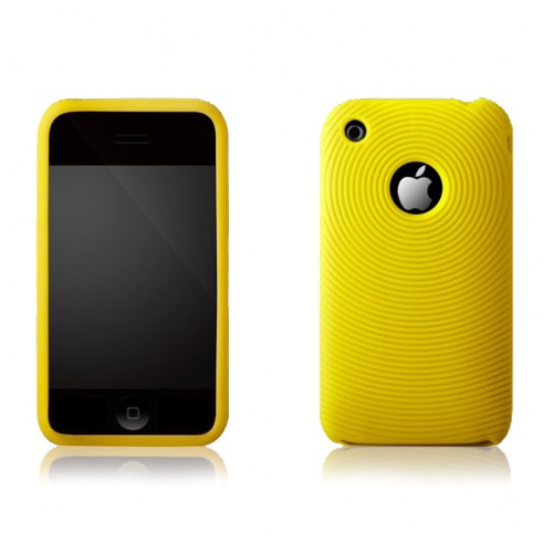 картинка Чехол More Swirling Series Silicone Case Yellow for iPhone 3G/ 3GS (AP05-001YEL) от магазина КомпьютерЦентр