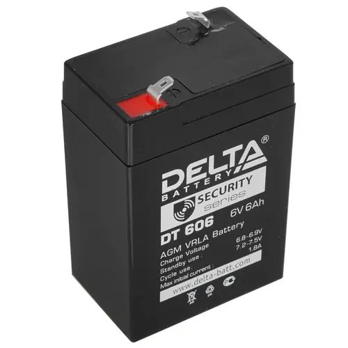 картинка Аккумулятор для ИБП Delta DT 606 6B 6Ач от магазина КомпьютерЦентр